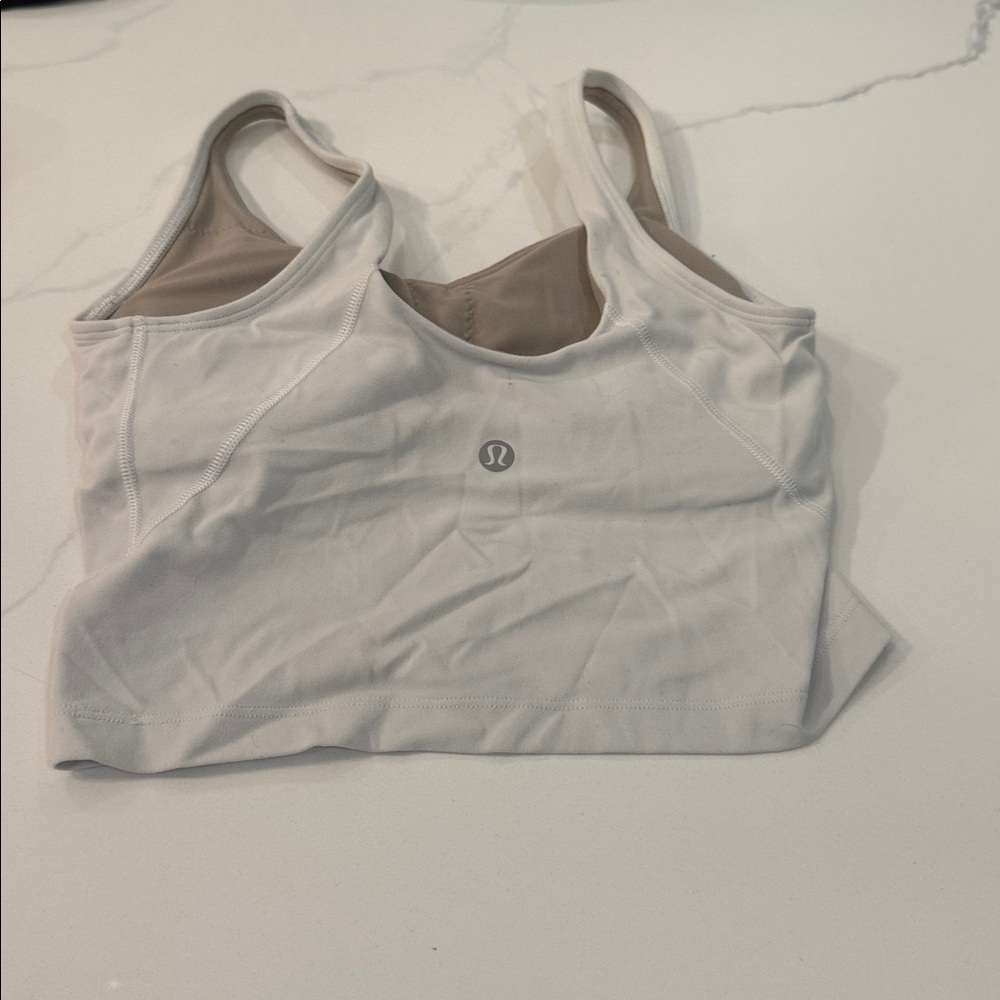 lululemon athletica White Tank Top